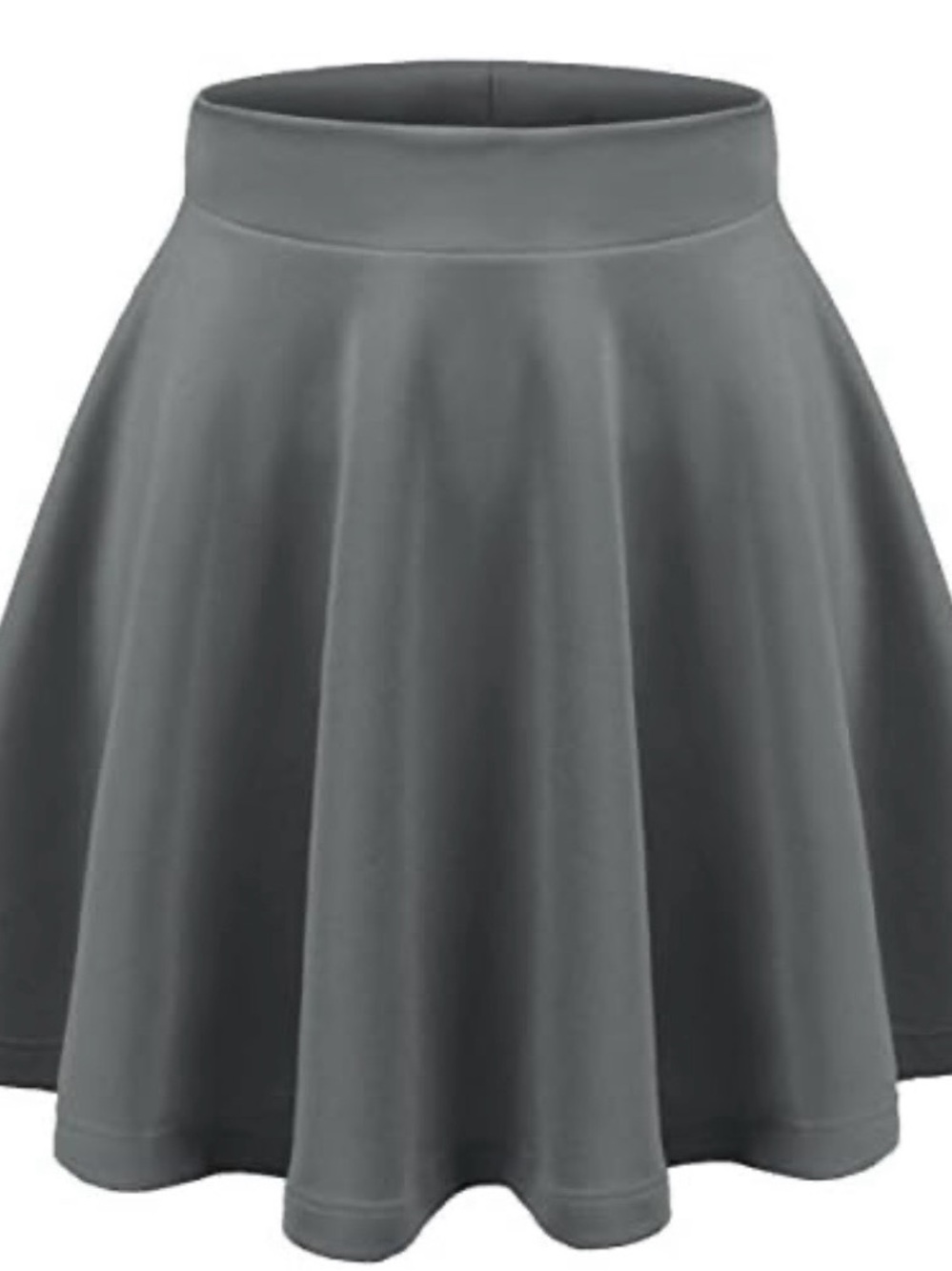 NWT Gray A-Line Skater Skirt size Medium